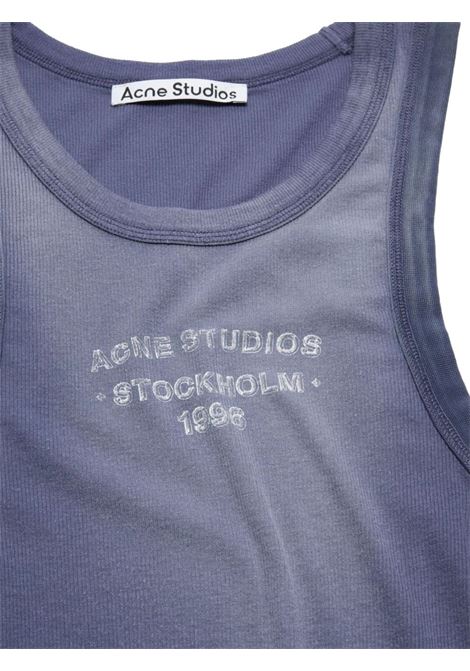 canotta spryed logo unisex blu navy ACNE STUDIOS | CL0443BG3